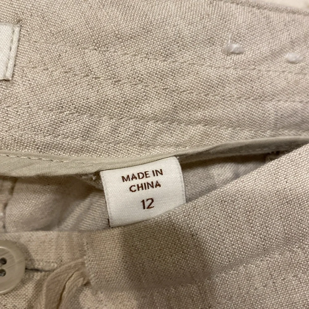 Coldwater Creek Cream Straight Leg Pants - Picture 4 of 9